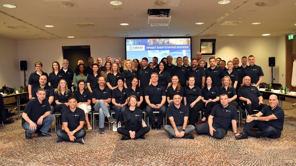 Tetra Tech’s USAID Energy Security Project team in Kyiv, Ukraine
