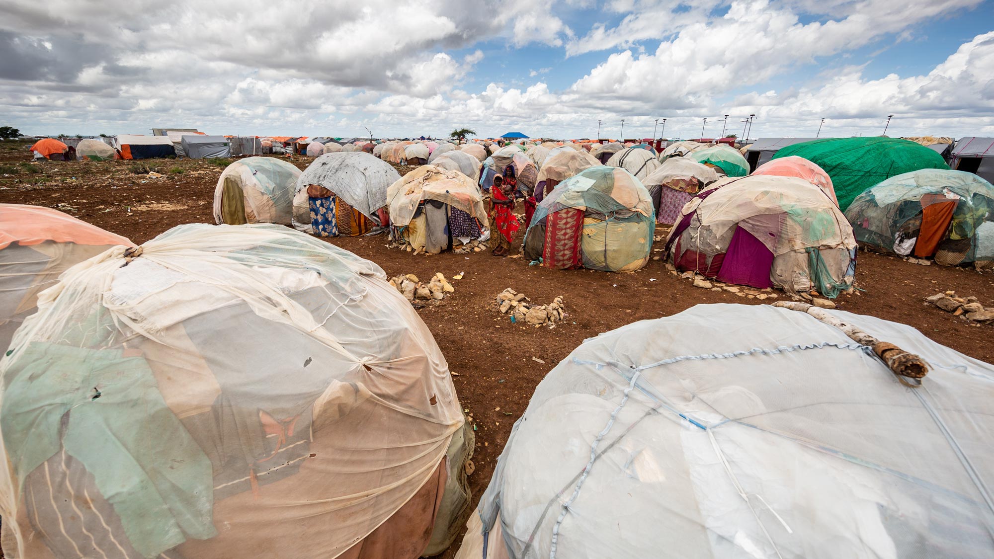 Refugee camp in Somalia